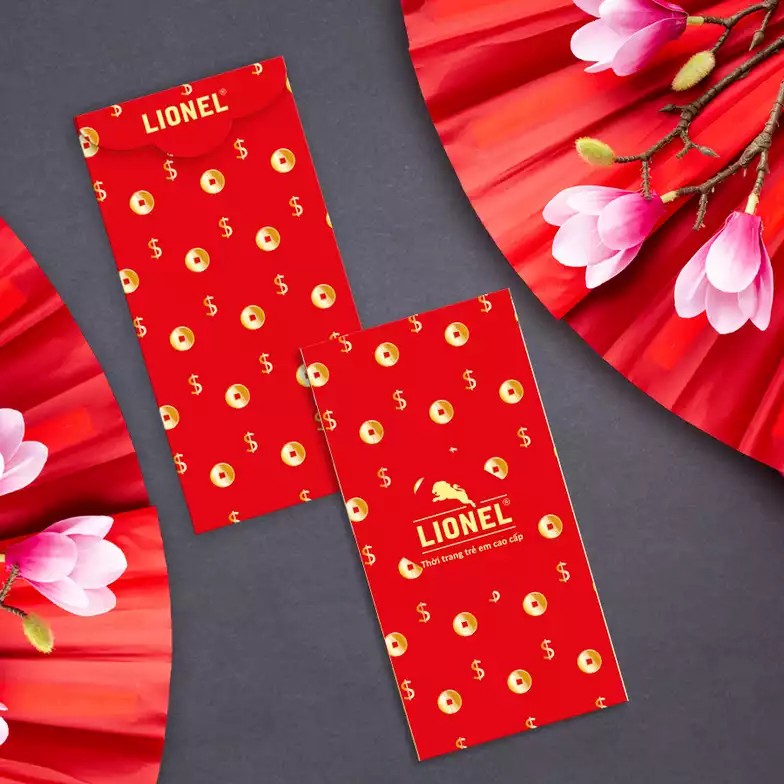 Bao lì xì doanh nghiệp in logo